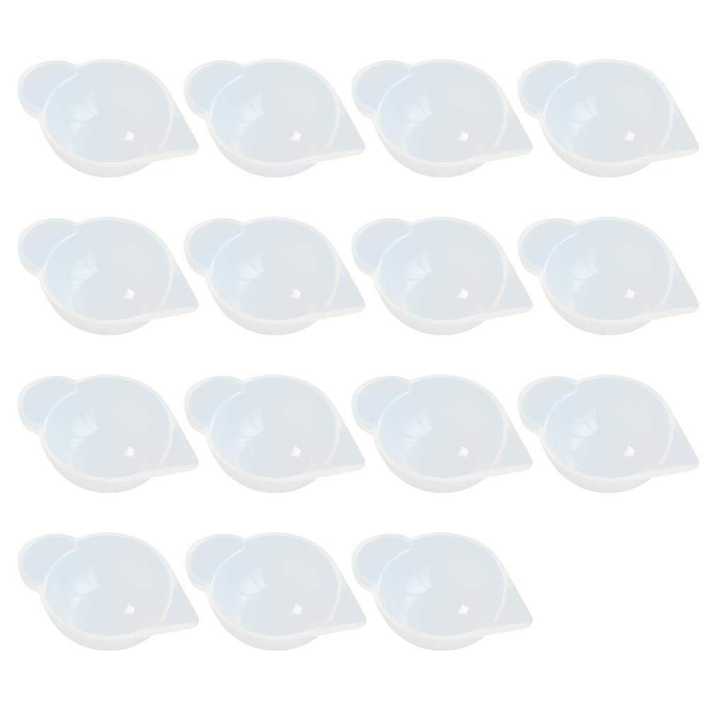 VICASKY 15Pcs Epoxy Resin Cup Dispenser Molds - DIY Mixing & Casting Cups for Resin Art, Jewelry Making, and Craft Projects - Perfect for Home Decor, Gift Making, and Creative DIY Scenes