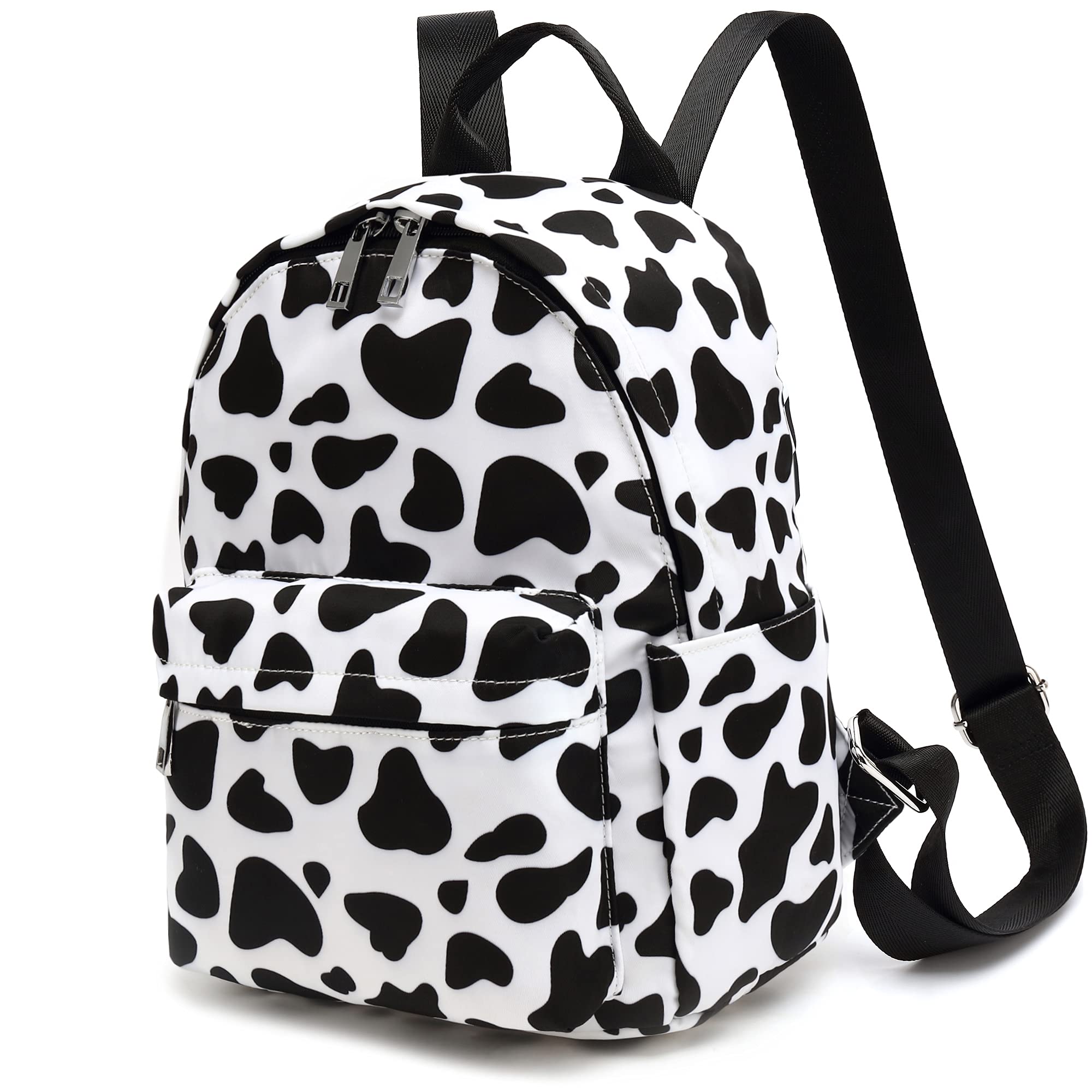 Mini Backpack Purse for Women & Girls - Small Cow Print Backpack for Teens & Kids - Perfect for School, Travel & Daily Use
