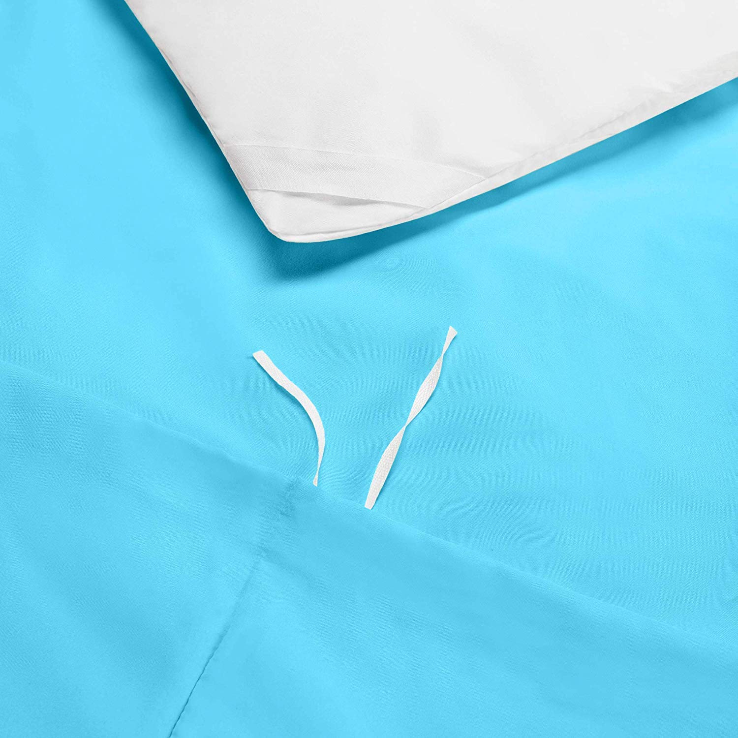 Premium 300 GSM Organic Cotton Duvet Cover & Comforter Set - 500 Thread Count, Aqua Blue, Twin Size (2-Piece) | Soft & Breathable Bedding for Cozy Nights & Luxurious Sleep
