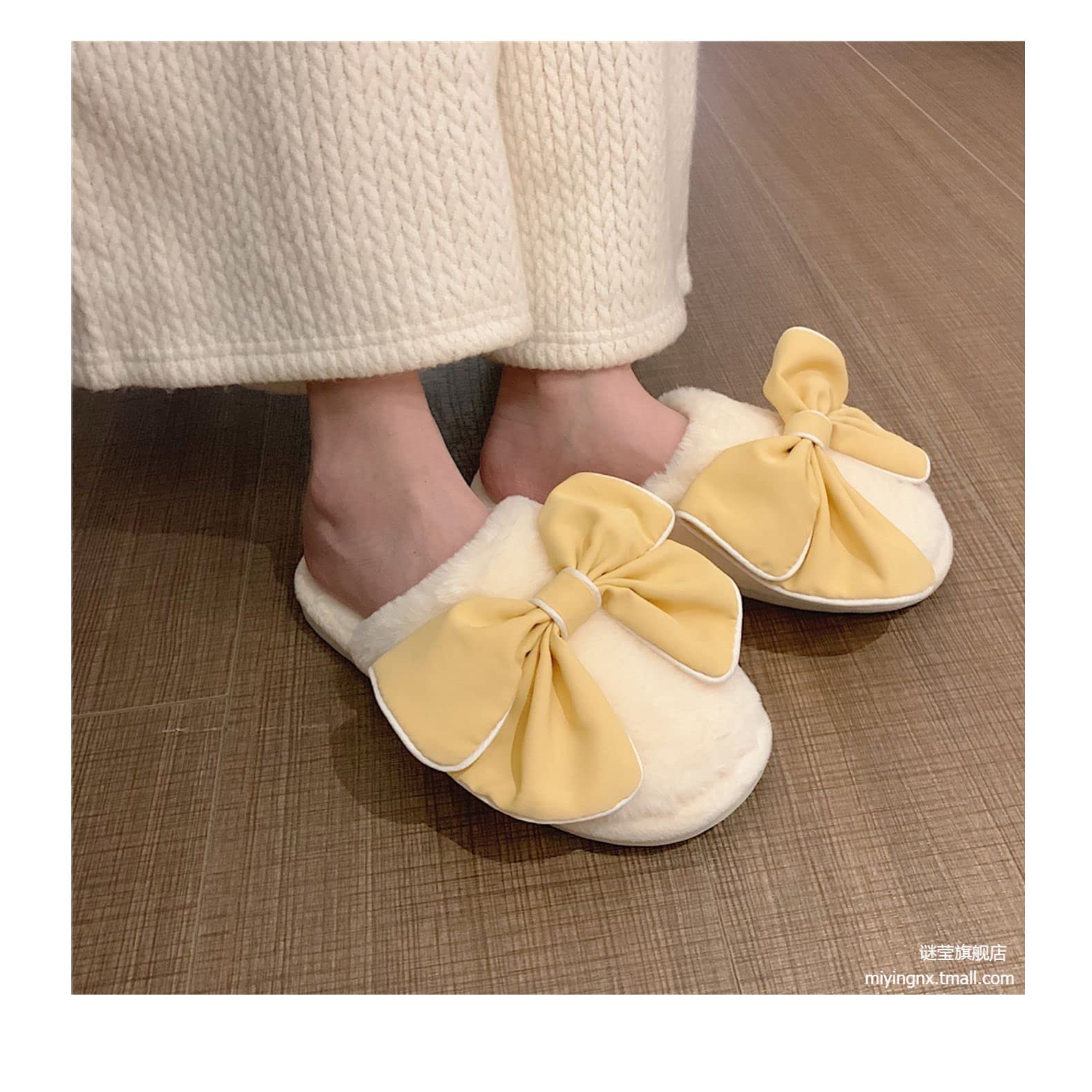 Cozy Fuzzy Slippers for Women - Kawaii Plush Memory Foam House Shoes with Warm Cotton Lining - Perfect for Indoor Comfort, Lounge Wear & Gift Giving