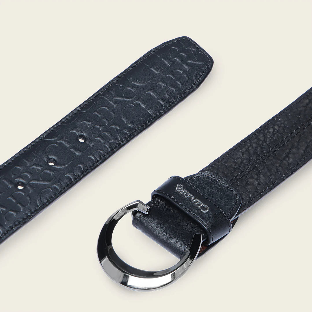 CS564TC Men's Cuadra Black Casual Fashion Bull Neck Belt - Perfect for Everyday Wear & Stylish Outfits