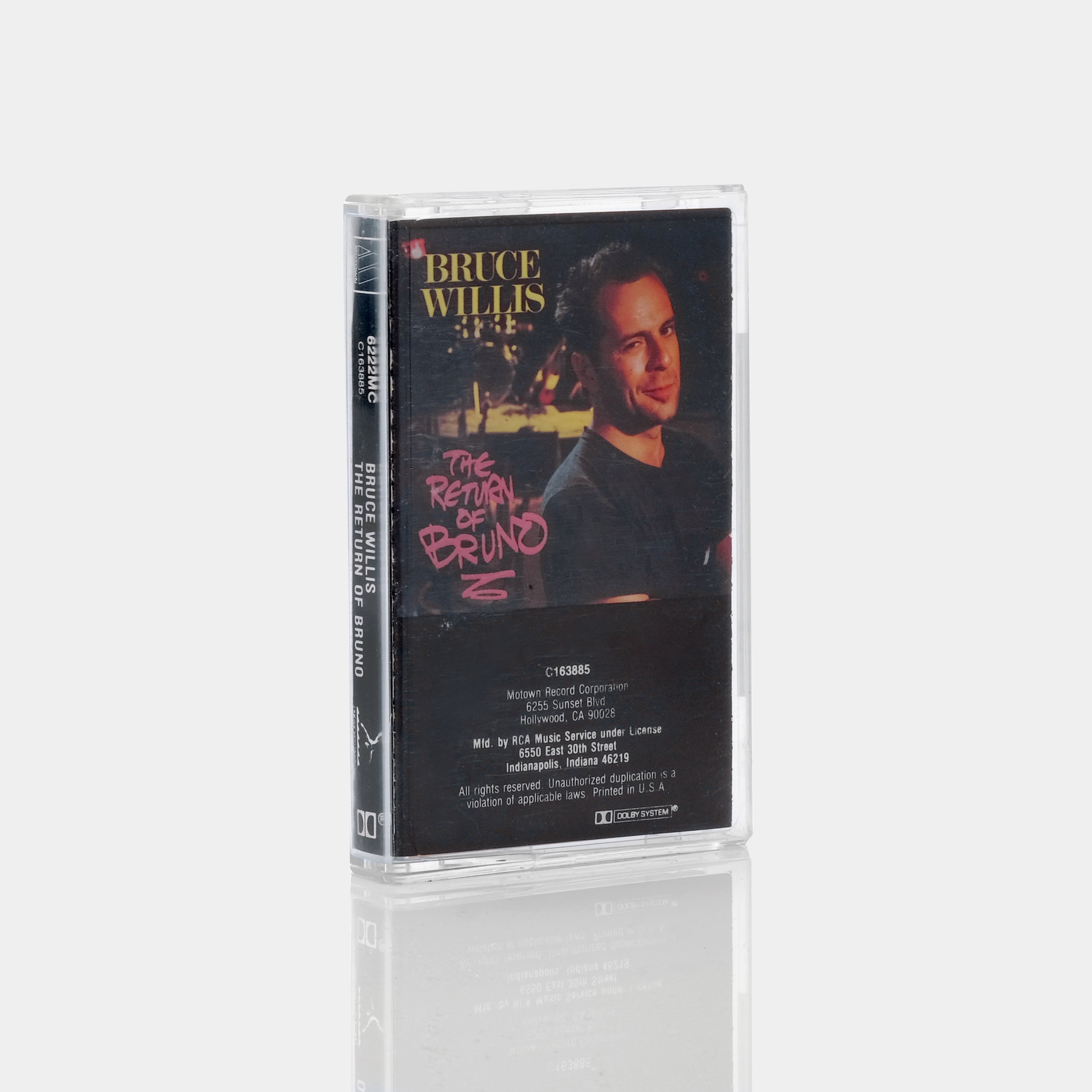 Bruce Willis - The Return of Bruno Cassette Tape | Vintage Music Collectible | Perfect for 80s Music Lovers & Cassette Tape Collectors