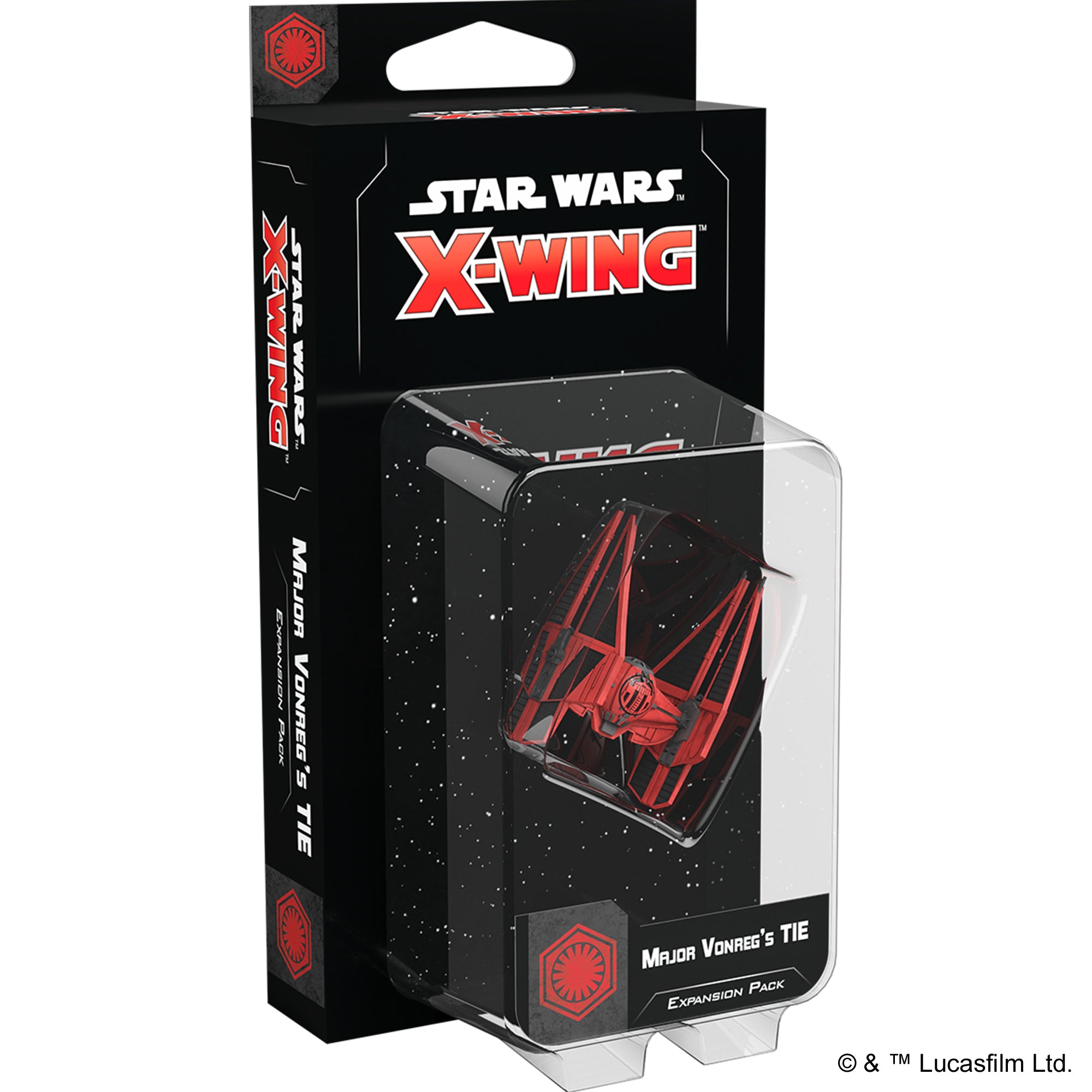 Star Wars X-Wing 2nd Edition: Major Vonreg's TIE Fighter Expansion Pack - Miniature Tabletop Game for Strategy Battles and Collectors