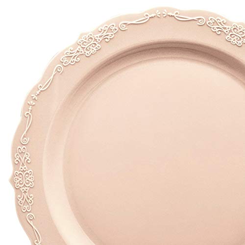 A4. Verona Plain Blush / Antique Rose