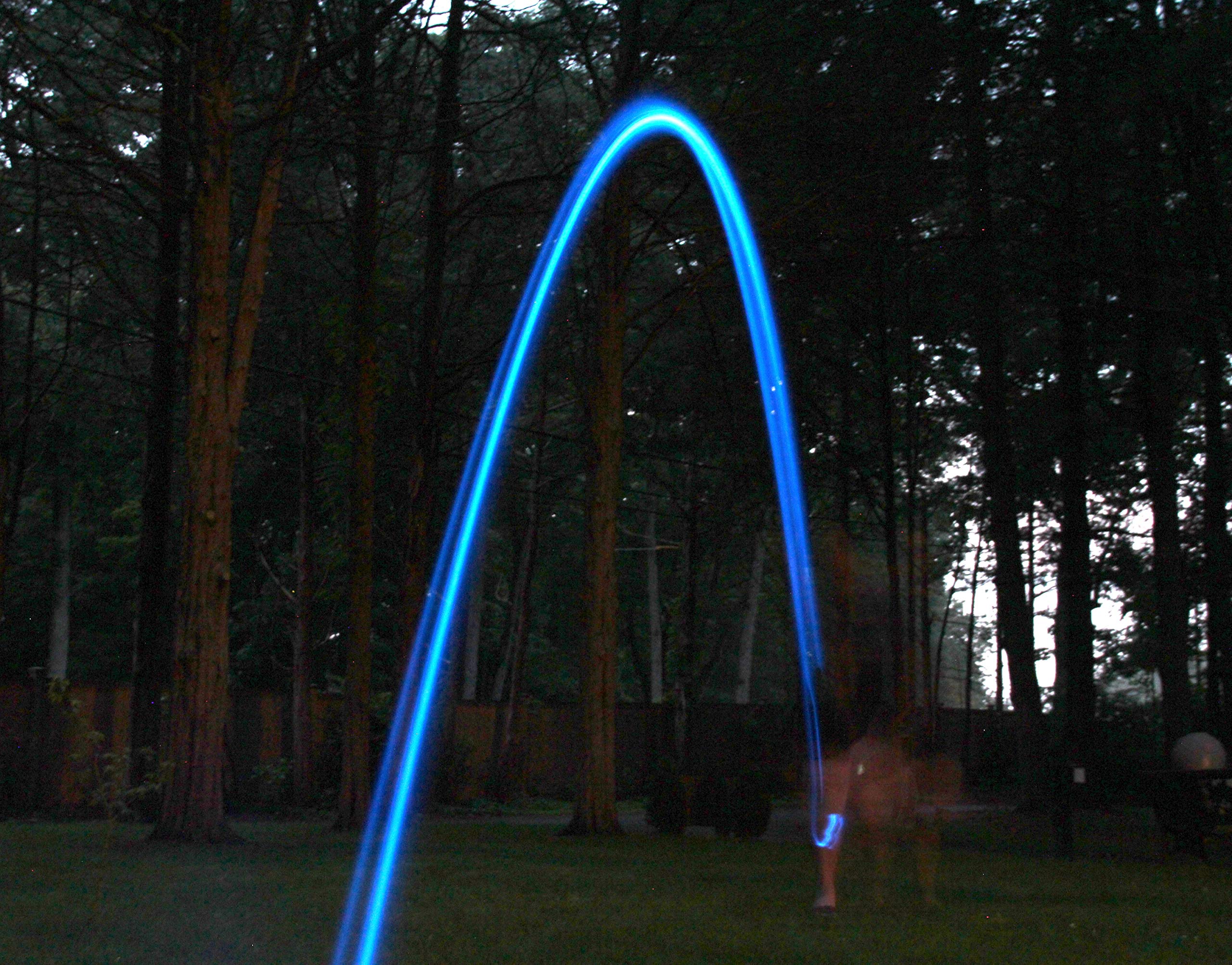 Glow Throw Light Up LED Cornhole Bags - Regulation Size & Weight for Competitive Play - Set of 4 Dual-Sided (Stick & Slick) Bean Bags - Perfect for Backyard Games, Family Gatherings & Outdoor Parties (Blue)