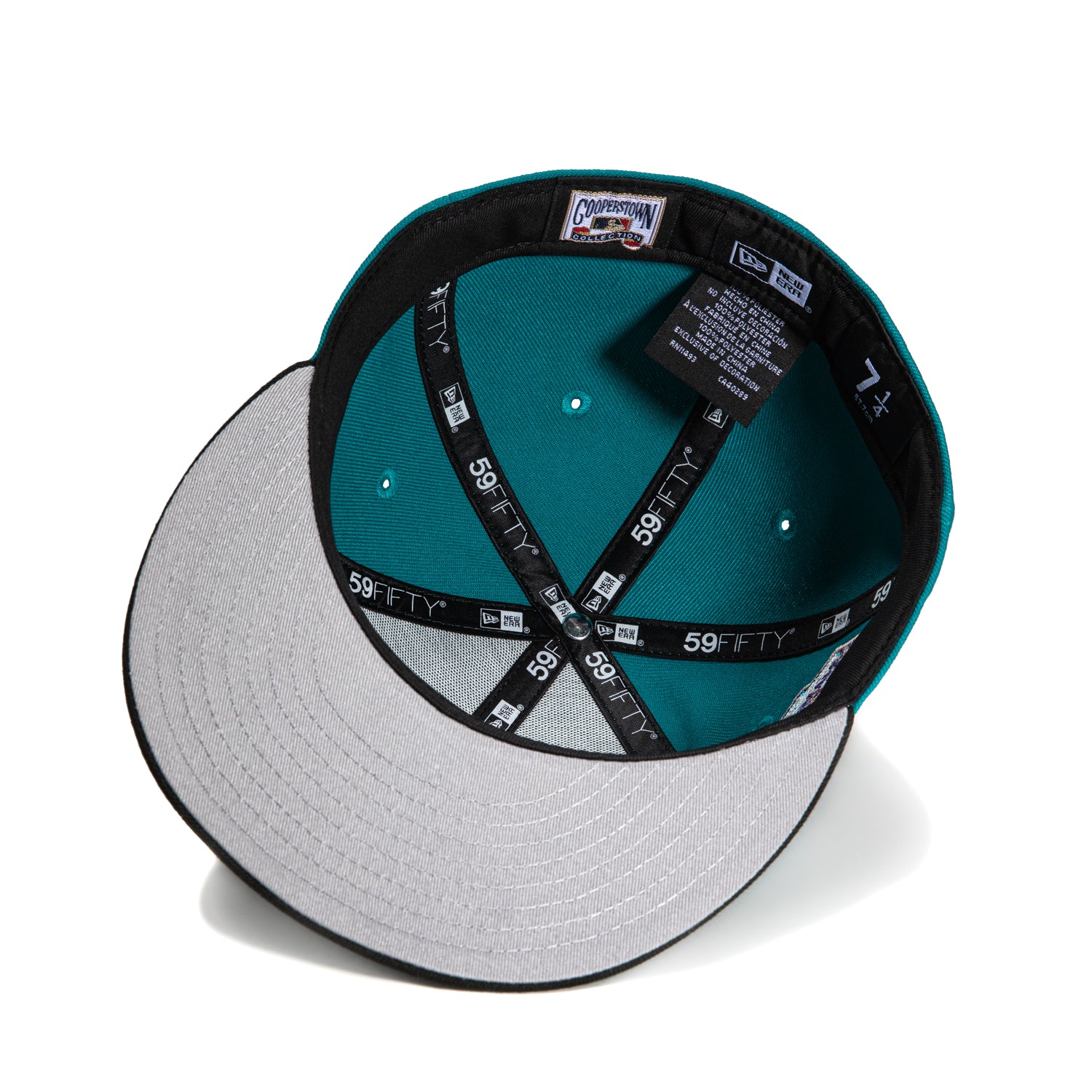 New Era 59Fifty Arizona Diamondbacks MLB Baseball Cap with Inaugural Patch - Teal, Black, Purple & Metallic Copper - Adjustable Snapback Hat for Men & Women - Perfect for Baseball Games, Sports Fans & Streetwear Fashion