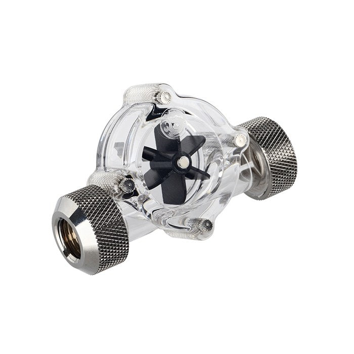 Bitspower Flow Indicator - Black Sparkle for PC Water Cooling Systems | High Visibility Coolant Flow Monitoring