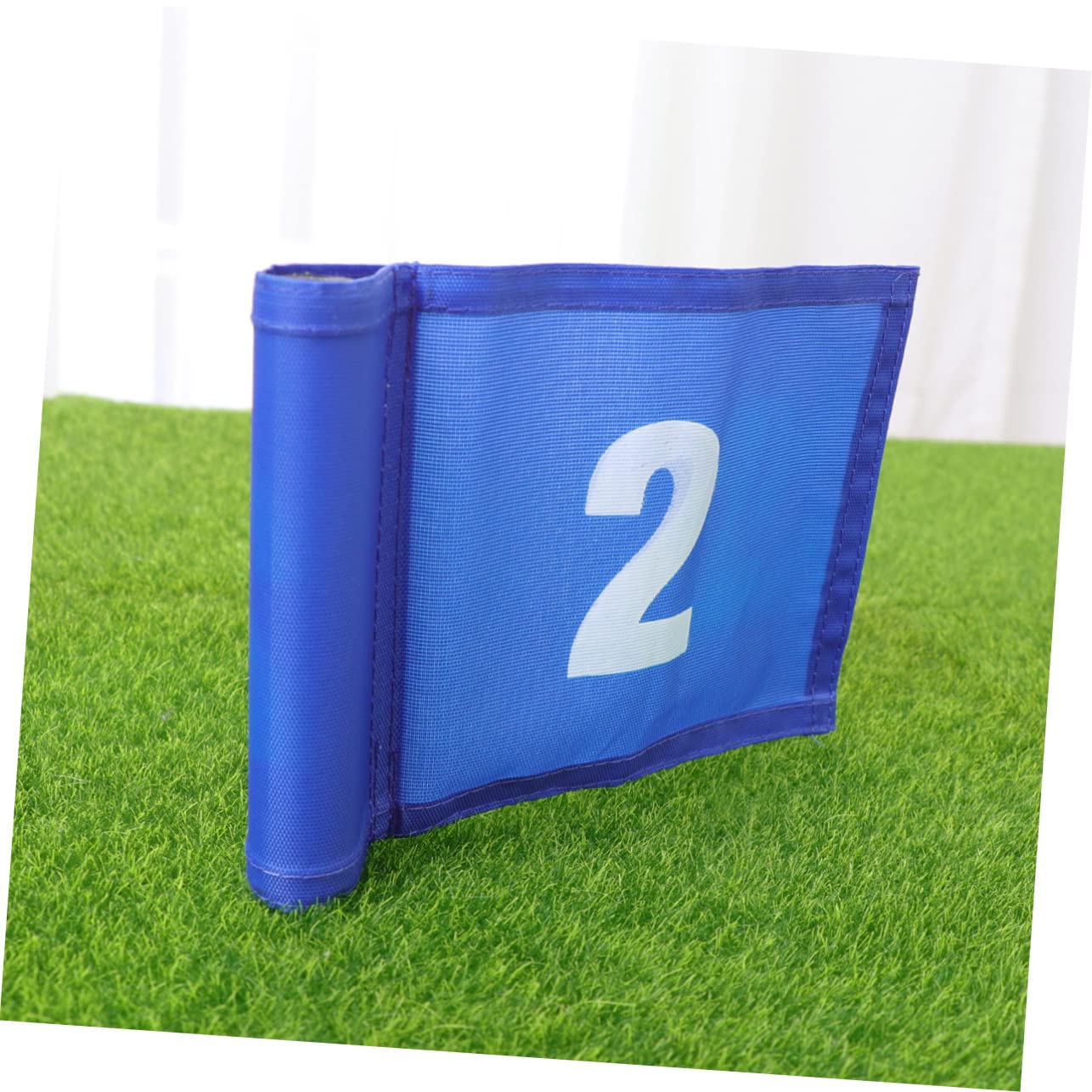 3-Pack Golf Flagstick with Numbered Hole Flags - Portable Cart & Training Flags for Practice - Durable Flag Sticks & Poles - Perfect for Driving Range, Backyard Practice & Tournament Use