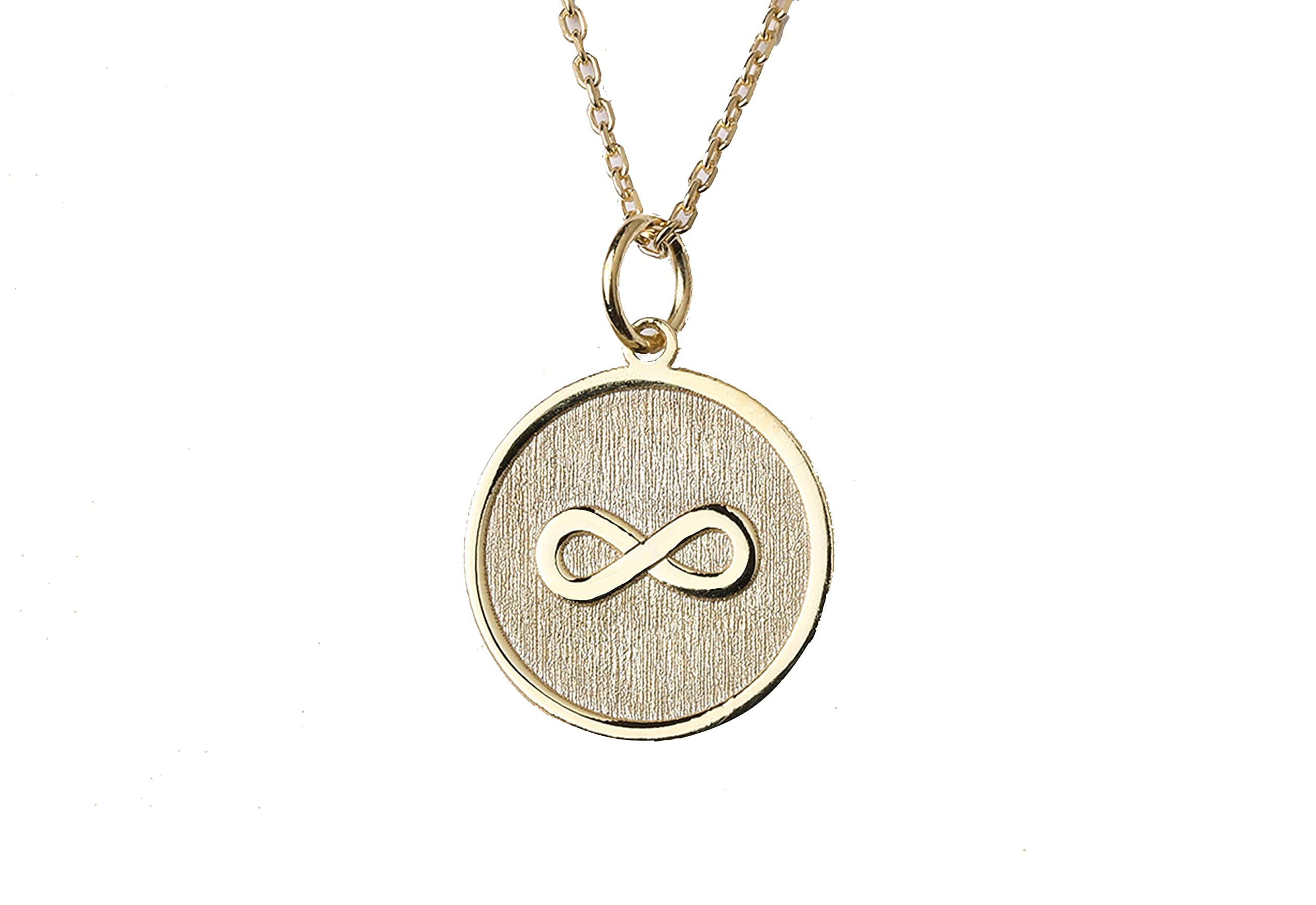 14K Gold Infinity Necklace - Personalized Name Pendant with Figure Eight Charm | Romantic Gift for Anniversary, Valentine's Day & Everyday Wear