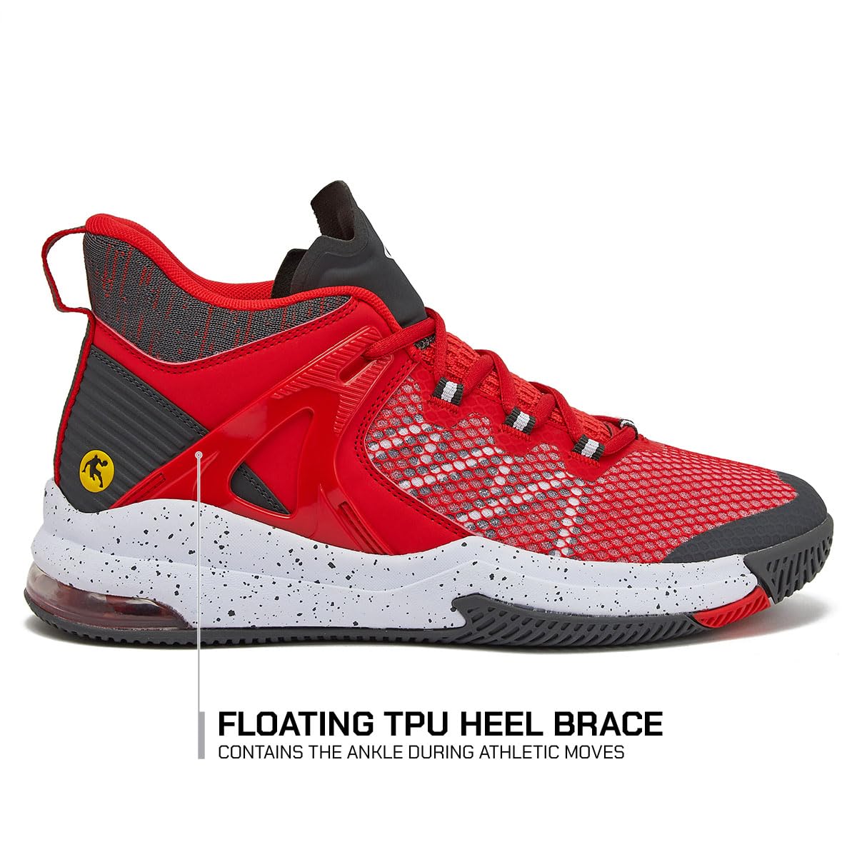 AND1 Turnaround Men's Basketball Shoes - Indoor & Outdoor Court Sneakers for Street & Game Play - Sizes 7-16 - Perfect for Training, Pickup Games & Casual Wear