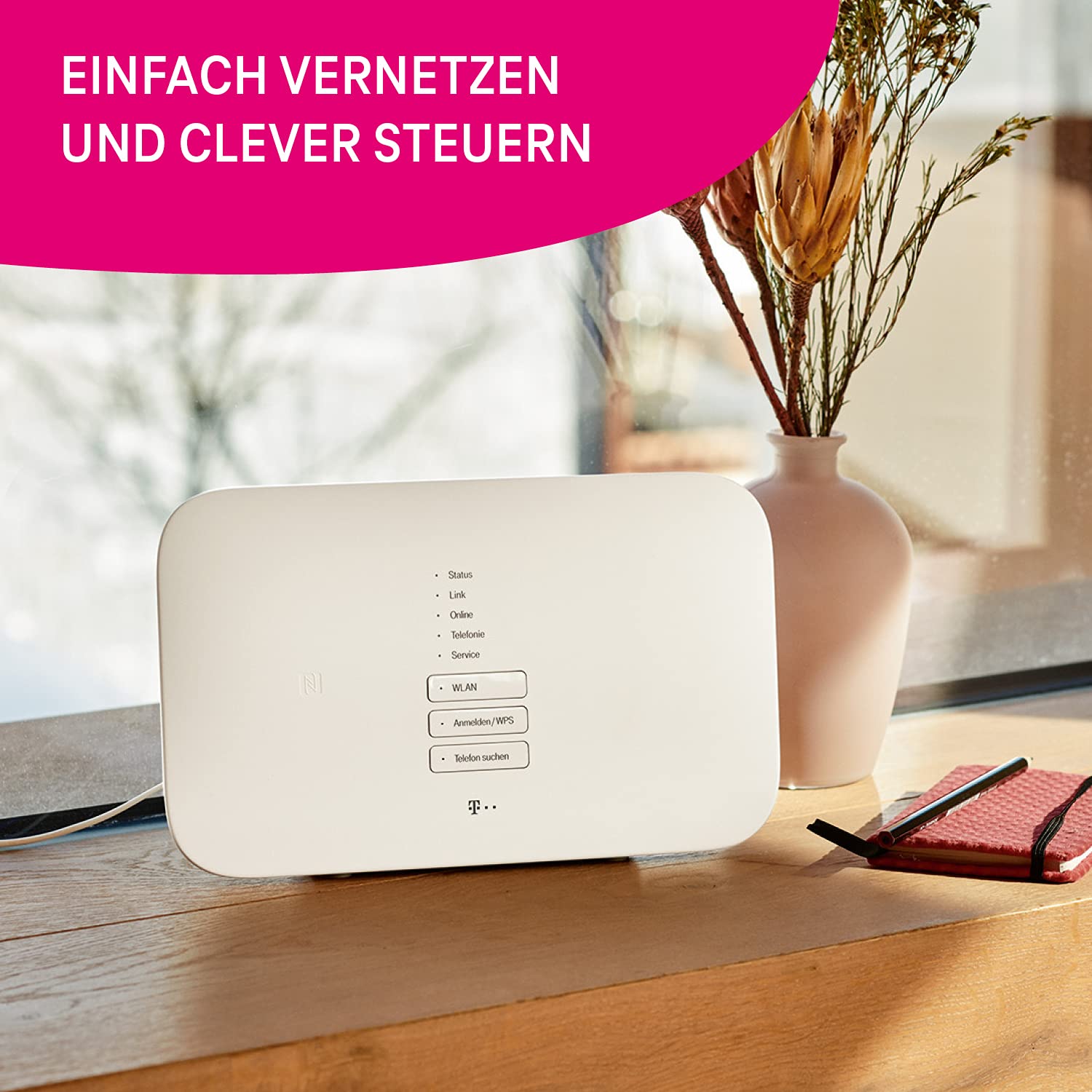 Deutsche Telekom WLAN Speedport Smart 3 Router for SuperVectoring | Dual Band WiFi | Certified Refurbished (B-Ware) | High-Speed Internet for Home & Office Use