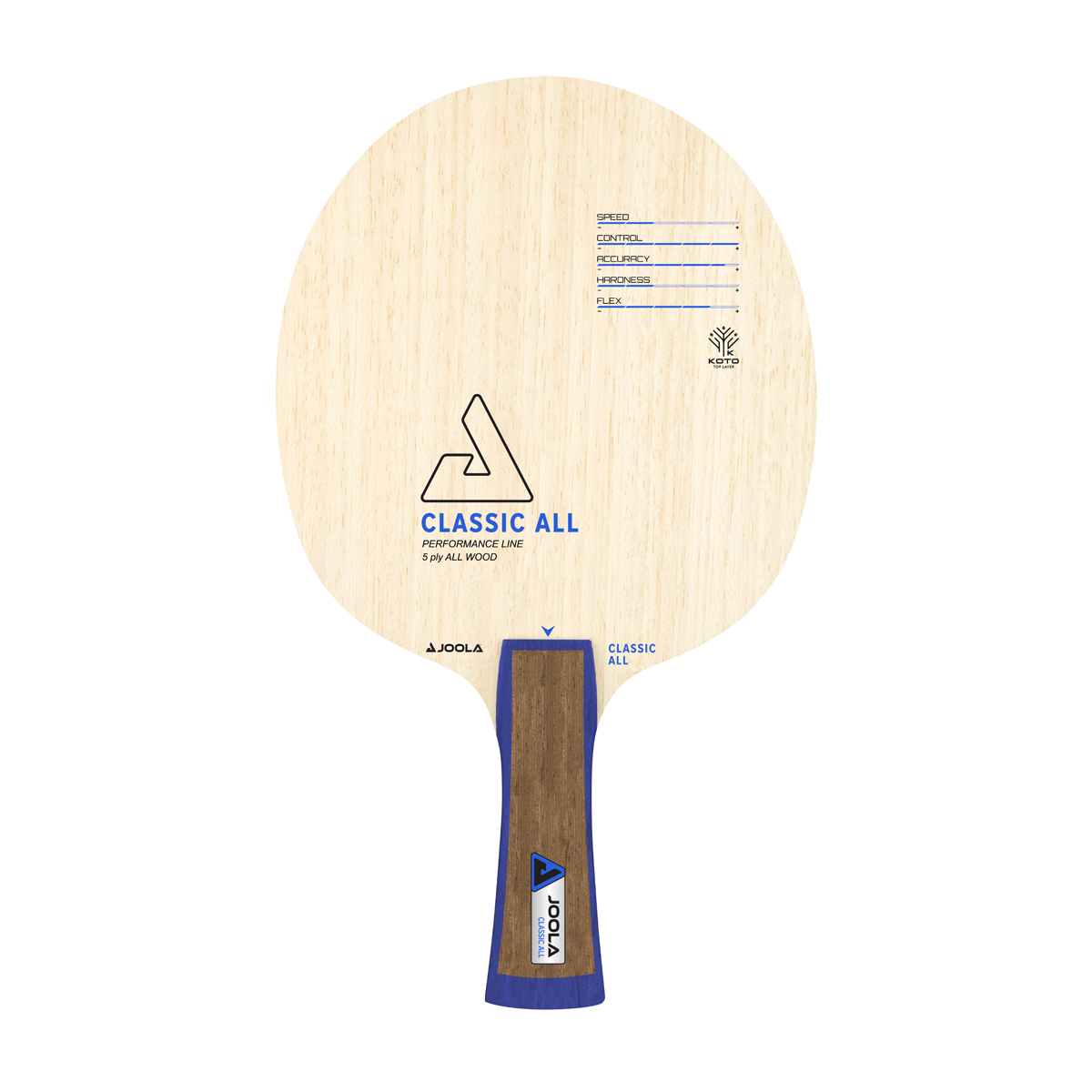JOOLA Classic All Table Tennis Blade - Premium Wood Paddle for Professional & Recreational Play - Perfect for Training, Tournaments & Home Use