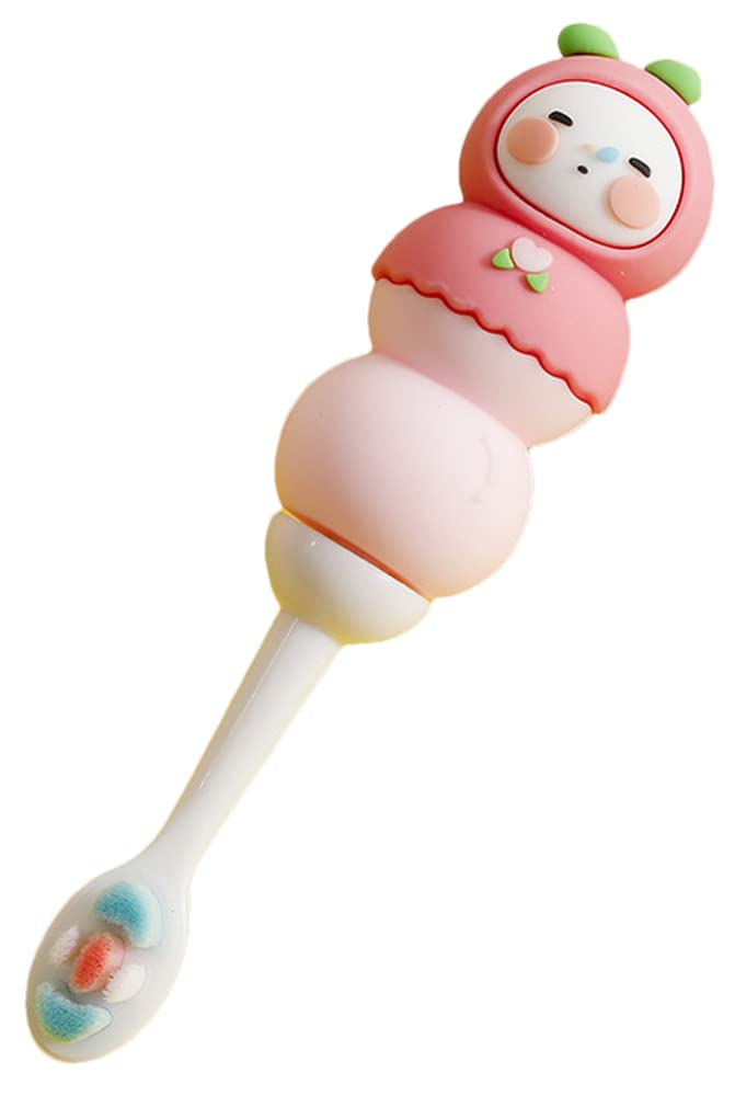 Nipogear Kids Toothbrushes - Soft Bristles for Sensitive Gums Protection | Gentle Manual Toothbrushes for Children | Individually Wrapped Premium Dental Care (Pink) | Perfect for Home, School & Travel Use
