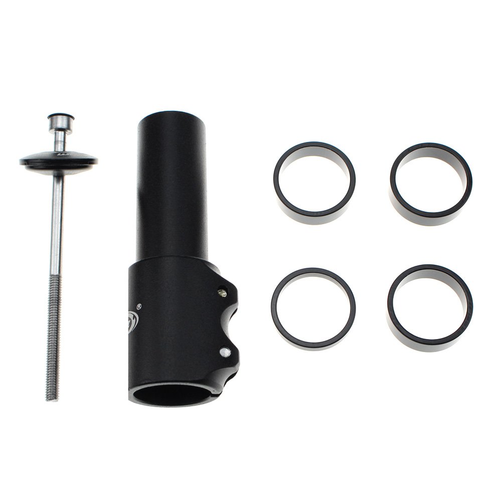 WAKE Bike Stem Riser - Adjustable Aluminum Alloy Fork Stem Extender & Handlebar Raiser for Mountain Bike, Road Bike, MTB, BMX, Fixie - Perfect for Upright Riding Comfort & Improved Bike Fit