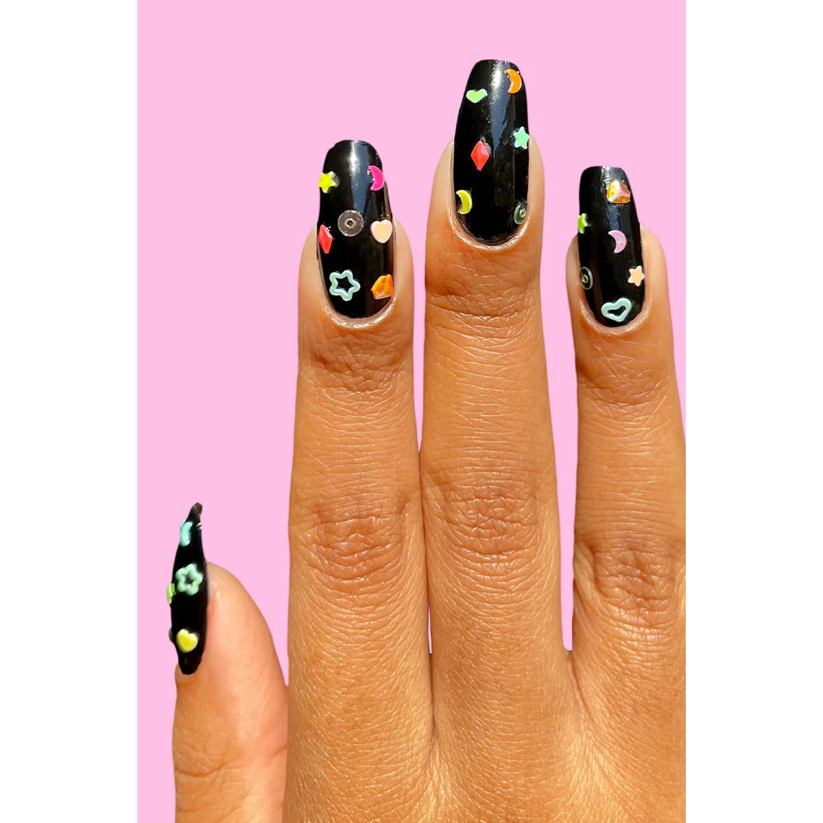 Cirque Colors Kawaii Charms Nail Art Kit - Cute Nail Decorations for DIY Manicures, Perfect for Parties, Holidays & Gift Giving