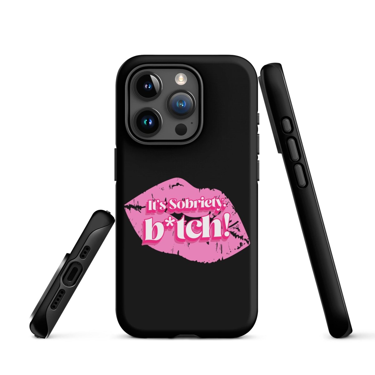 Premium Sobriety Sass Tough Case for iPhone® - Durable & Stylish Protective Cover - Perfect for Daily Use, Travel, and Sobriety Support