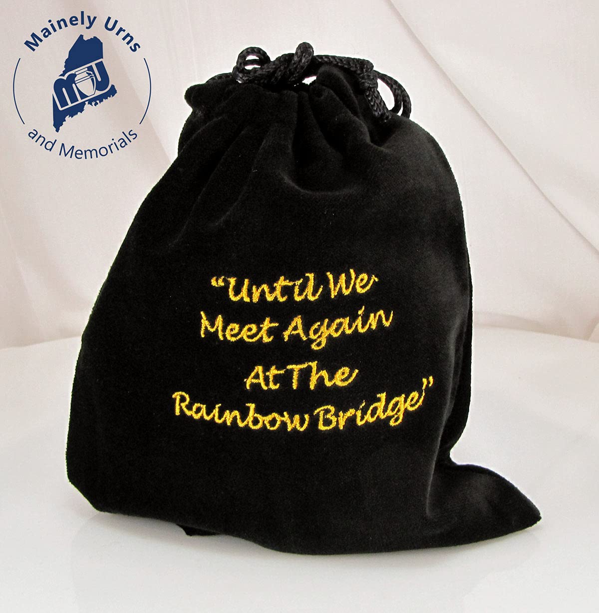 Personalized Dog Paw Print Slate Pet Urn with Rainbow Bridge Memorial Bag - Engraved Pet Cremation Urn for Large Dogs up to 100lbs - Perfect for Home Memorials & Pet Loss Gifts
