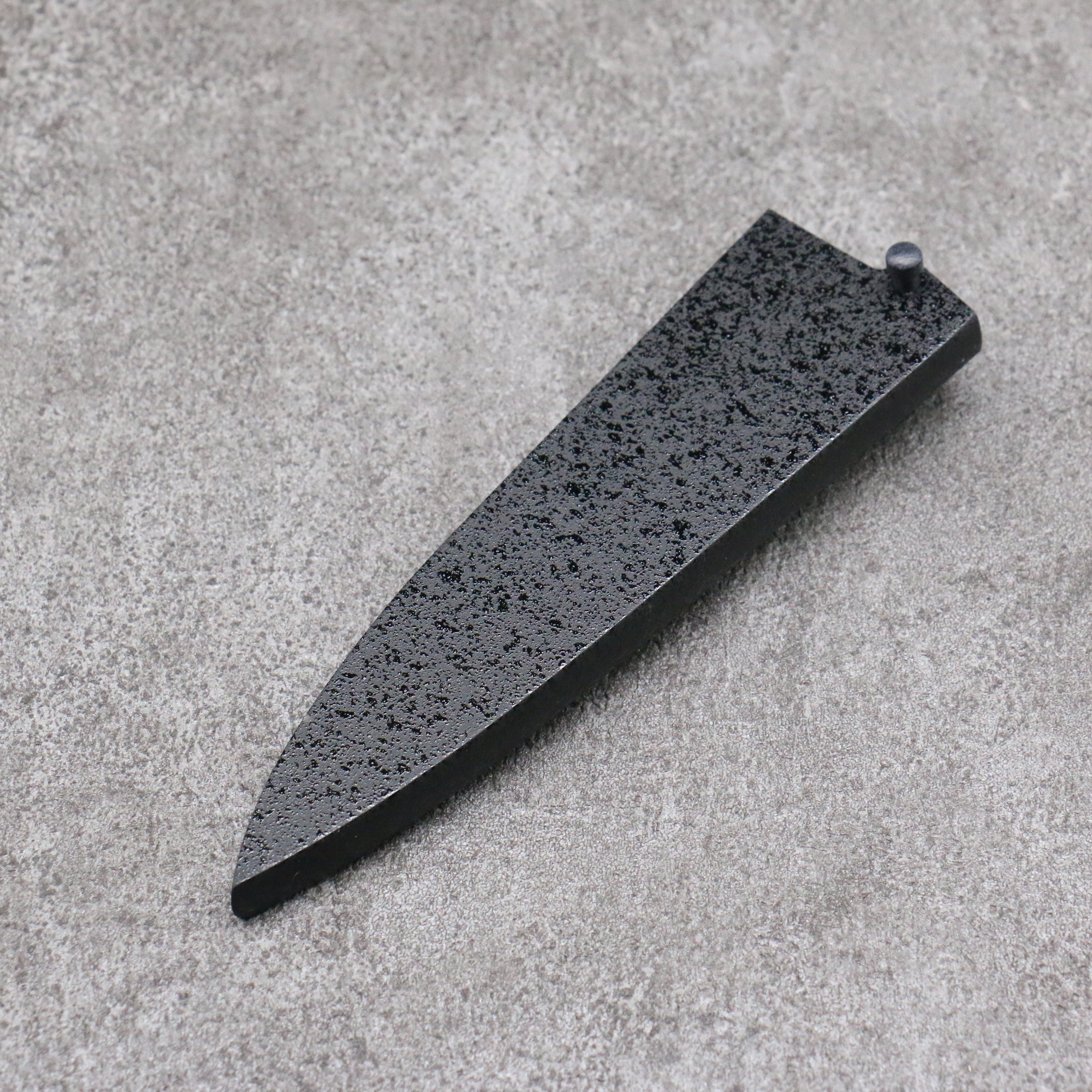 Premium Kuroshime Magnolia Sheath for 120mm Petty Utility Knife with Plywood Pin - Handcrafted Japanese Knife Cover for Home Kitchen & Professional Chefs