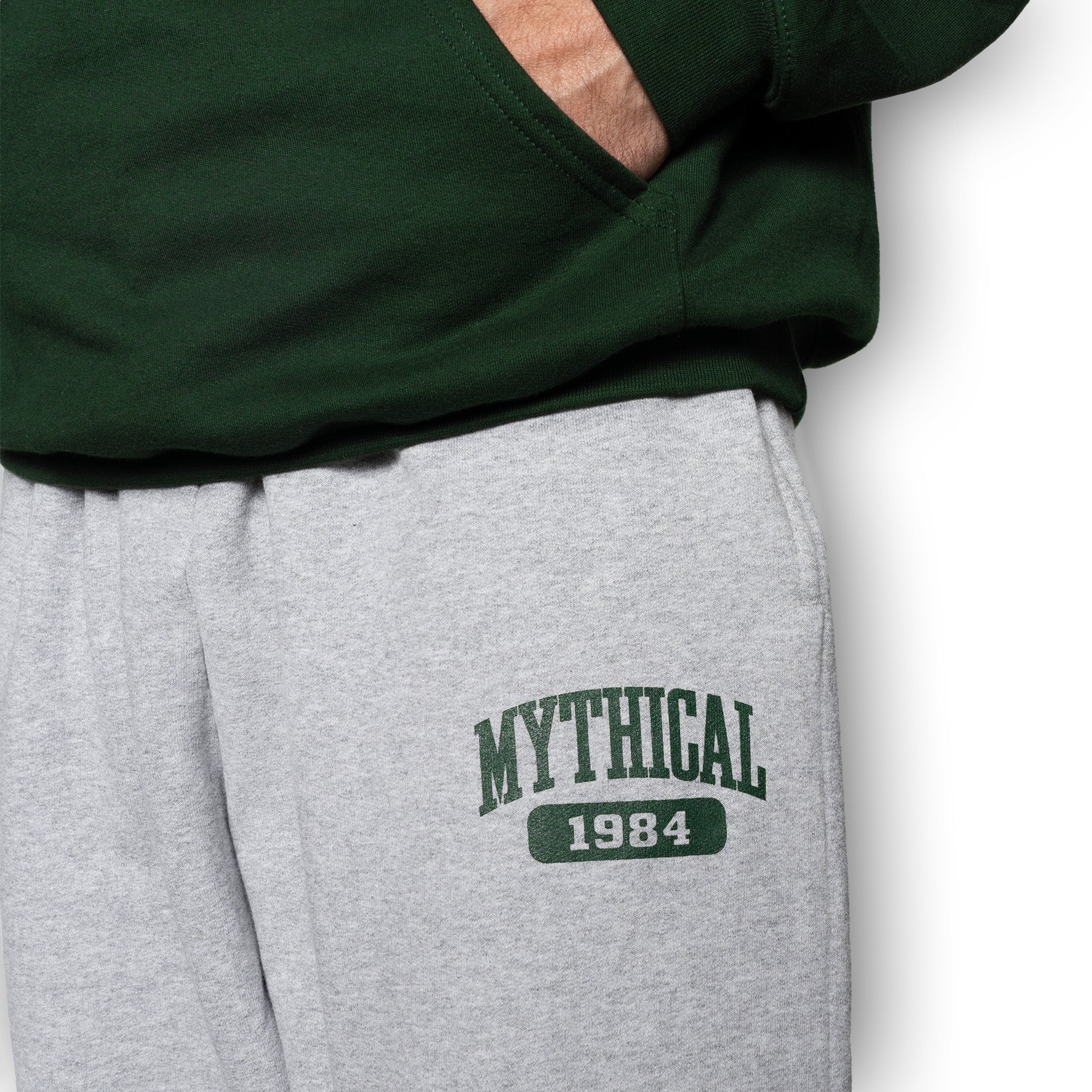 Mythical Collegiate Sweatpants for Men & Women - Comfortable Joggers with Pockets for Gym, Lounge & College Campus Wear