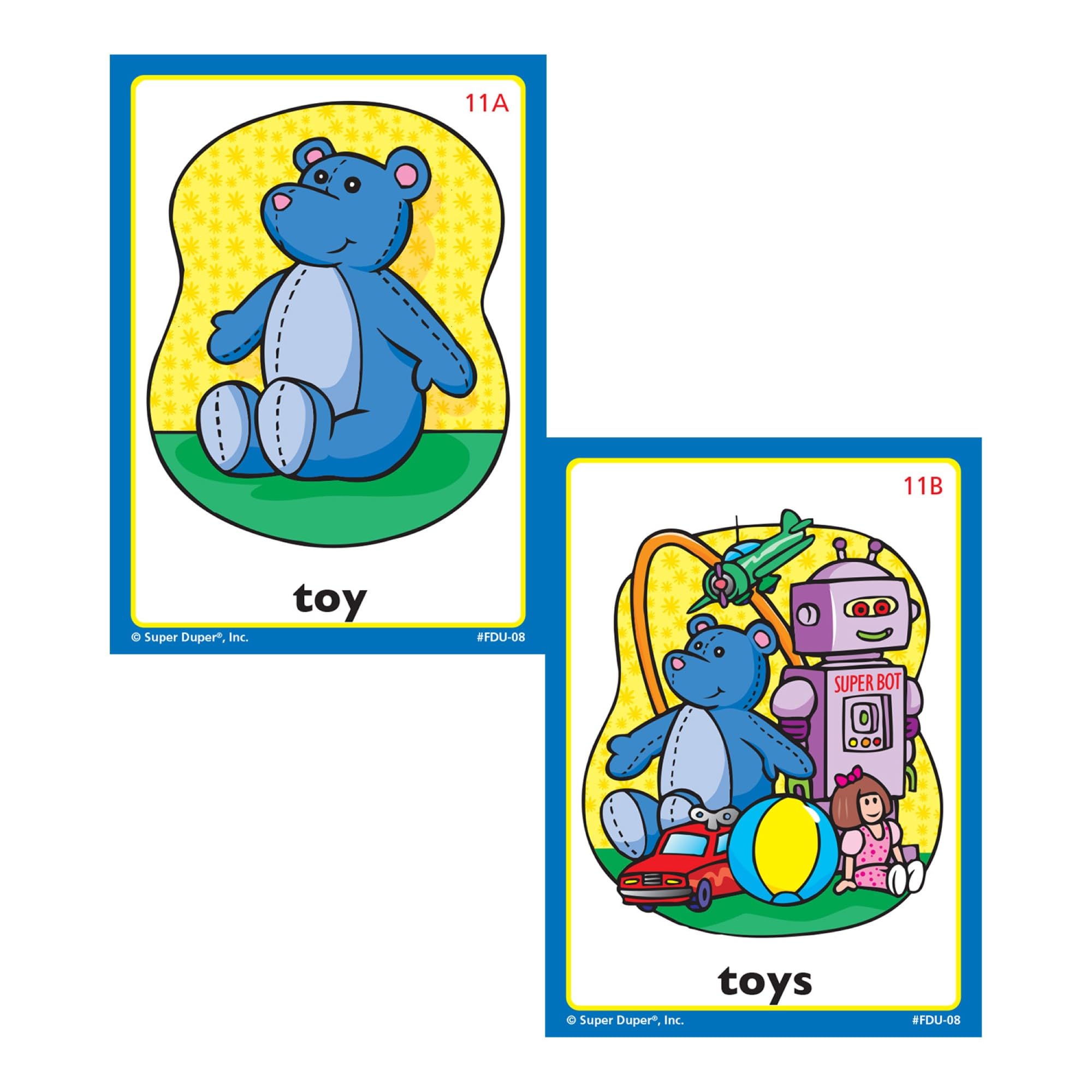 Super Duper Publications | Plurals Fun Deck Flash Cards | Educational Learning Tool for Kids | Improve Grammar Skills for Homeschool & Classroom Use