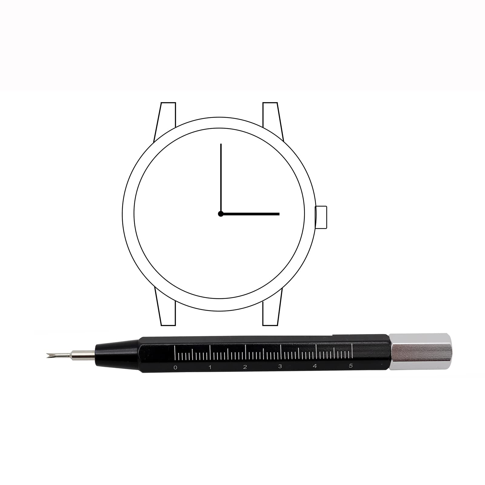 LYECUN Professional Spring Bar Tool for Watch Strap Removal - Stainless Steel Watch Band Replacement Tool Kit - Perfect for Watch Repair, DIY Watch Strap Change & Watch Maintenance