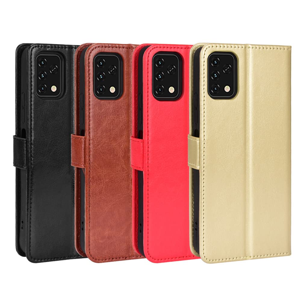 UMIDIGI Power 5S Wallet Case - Shockproof TPU Cover with Card Holder & Kickstand | Magnetic Flip Folio PU Leather Protective Case for Daily Use, Travel & Business Meetings