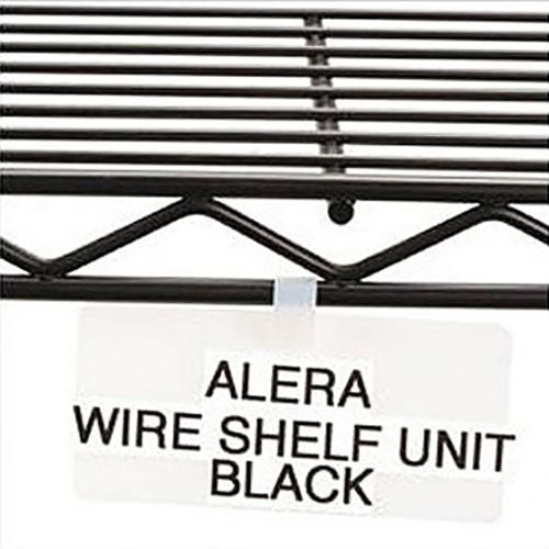 DayMark 110565 Shelf Label Holder Tags - Clip-On Display Organizers (Pack of 25) - Perfect for Retail Stores, Supermarkets & Warehouse Shelving Organization