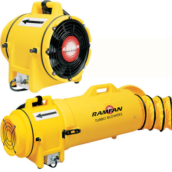 Euramco RamFan UB20 High-Power Confined Space Blower System - Portable Industrial Ventilation for Construction Sites, Tunnels & Emergency Rescue Operations