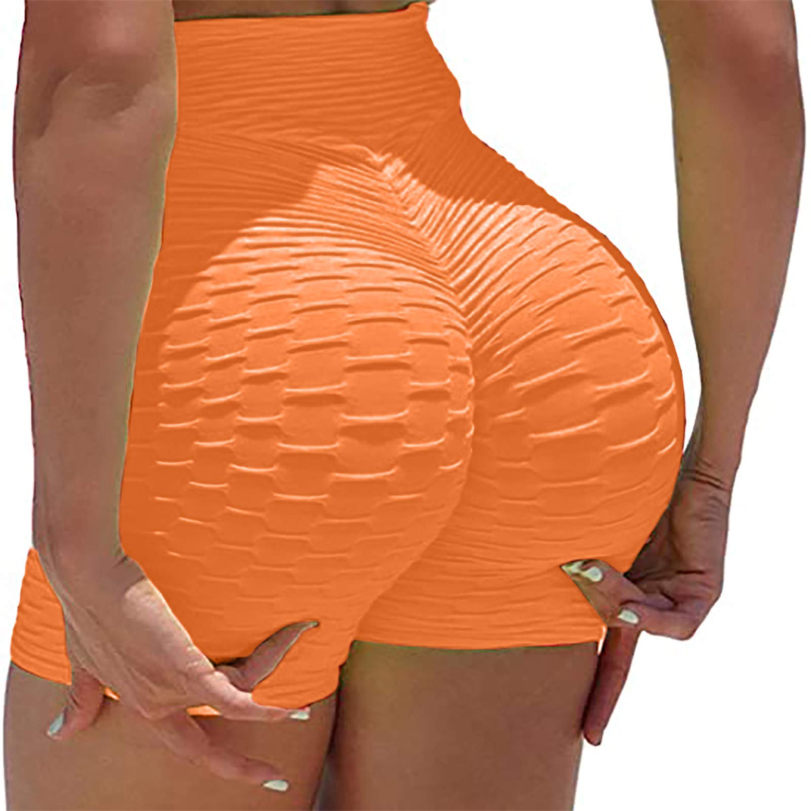 Sexy High Waist Butt Lifting Yoga Shorts for Women - Gym & Workout