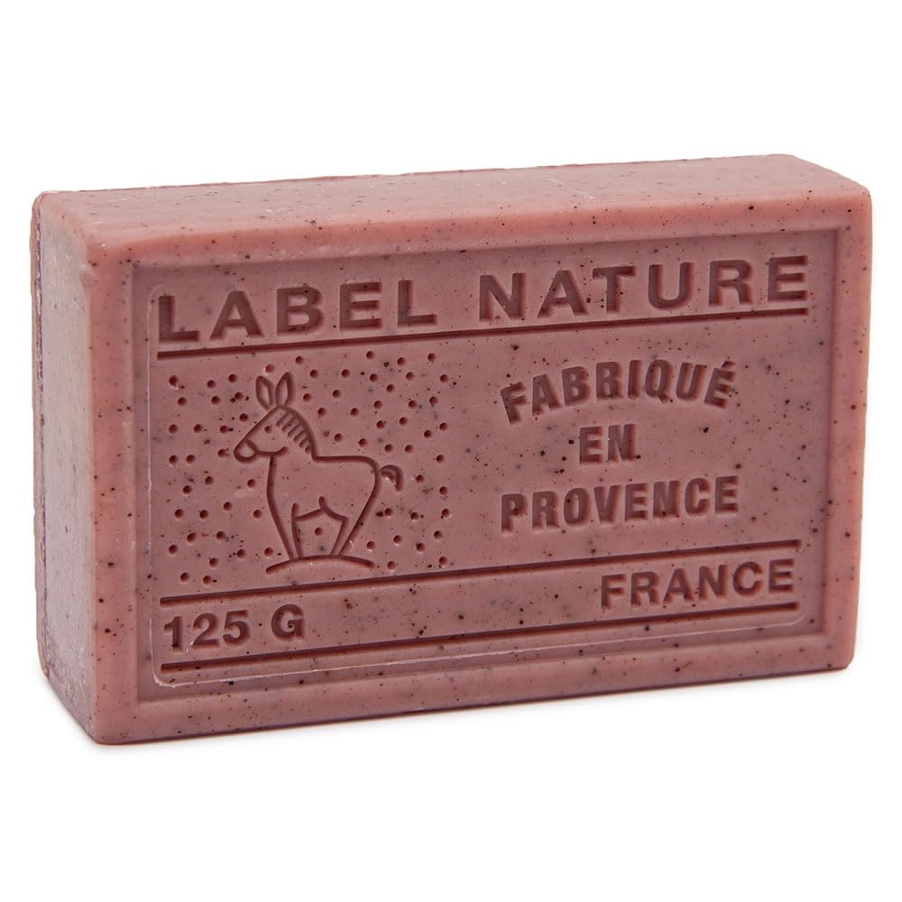 Provence Marseille Soap with Fresh Organic Donkey Milk & Prickly Pear Scent - 125g French Luxury Bar Soap for Sensitive Skin | Perfect for Spa, Gift, and Daily Skincare Routine