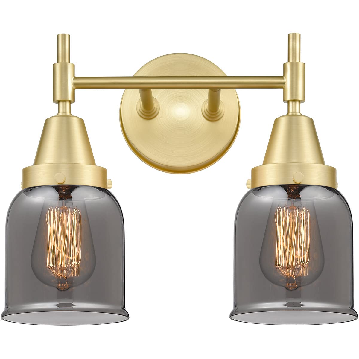 Innovations 447-2W-SB-G53 LED Nautical Brass Bathroom Vanity Light - Perfect for Coastal, Beach House & Marine-Themed Decor