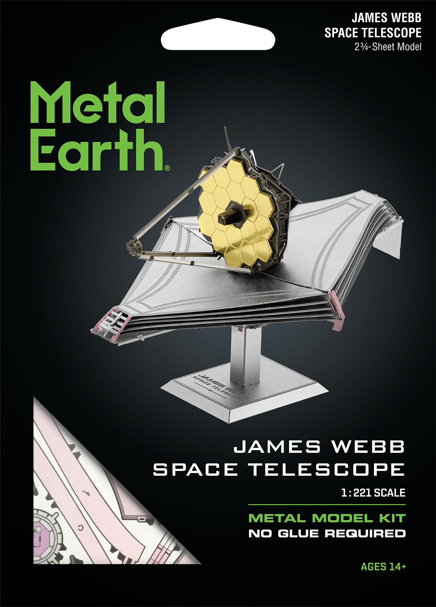 James Webb Space Telescope Metal Model Kit - DIY Astronomy Science Project for Adults & Kids - Perfect for Home Decor, STEM Education & Space Enthusiasts