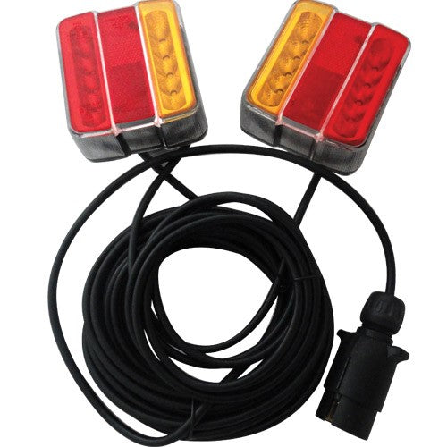 LED Magnetic Trailer Light Set - Waterproof & Durable for Trucks, Trailers & RVs - Easy Installation for Safe Night Driving & Towing