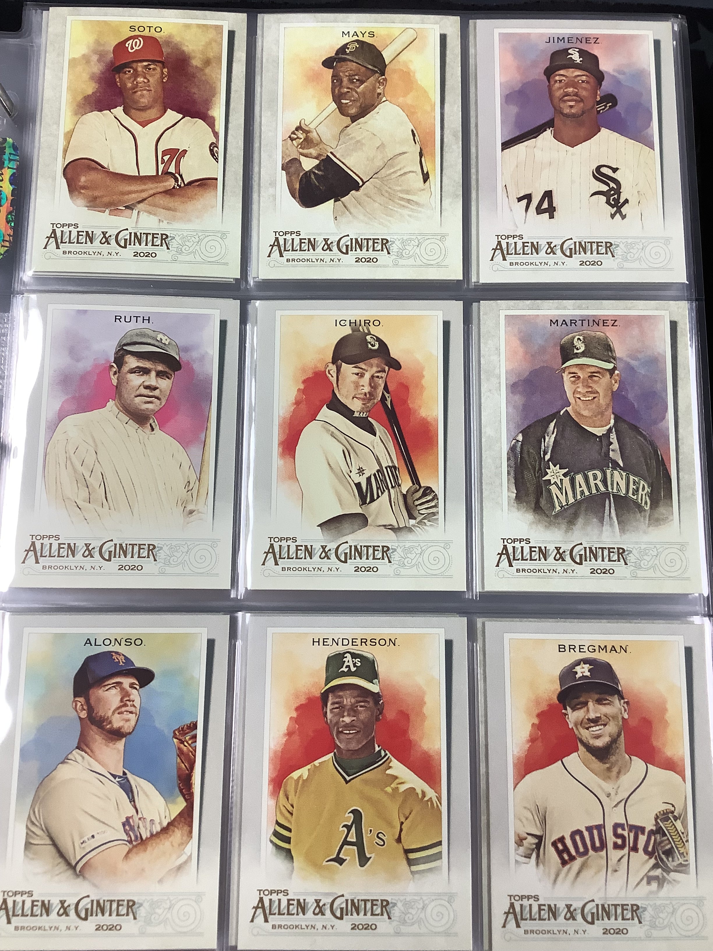 2020 Topps Allen & Ginter Complete Baseball Card Set #1-300 + SP Cards & 5 Insert Sets – Perfect for Collectors, Trading & Display