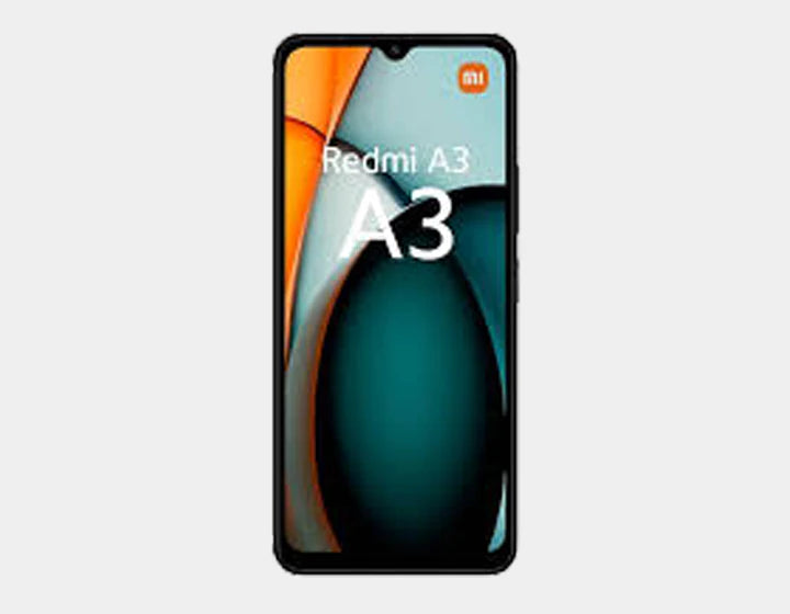 Xiaomi Redmi A3 4G Smartphone - 64GB ROM 3GB RAM, Dual SIM Unlocked GSM Phone (Black) - Perfect for Travel, Work & Everyday Use