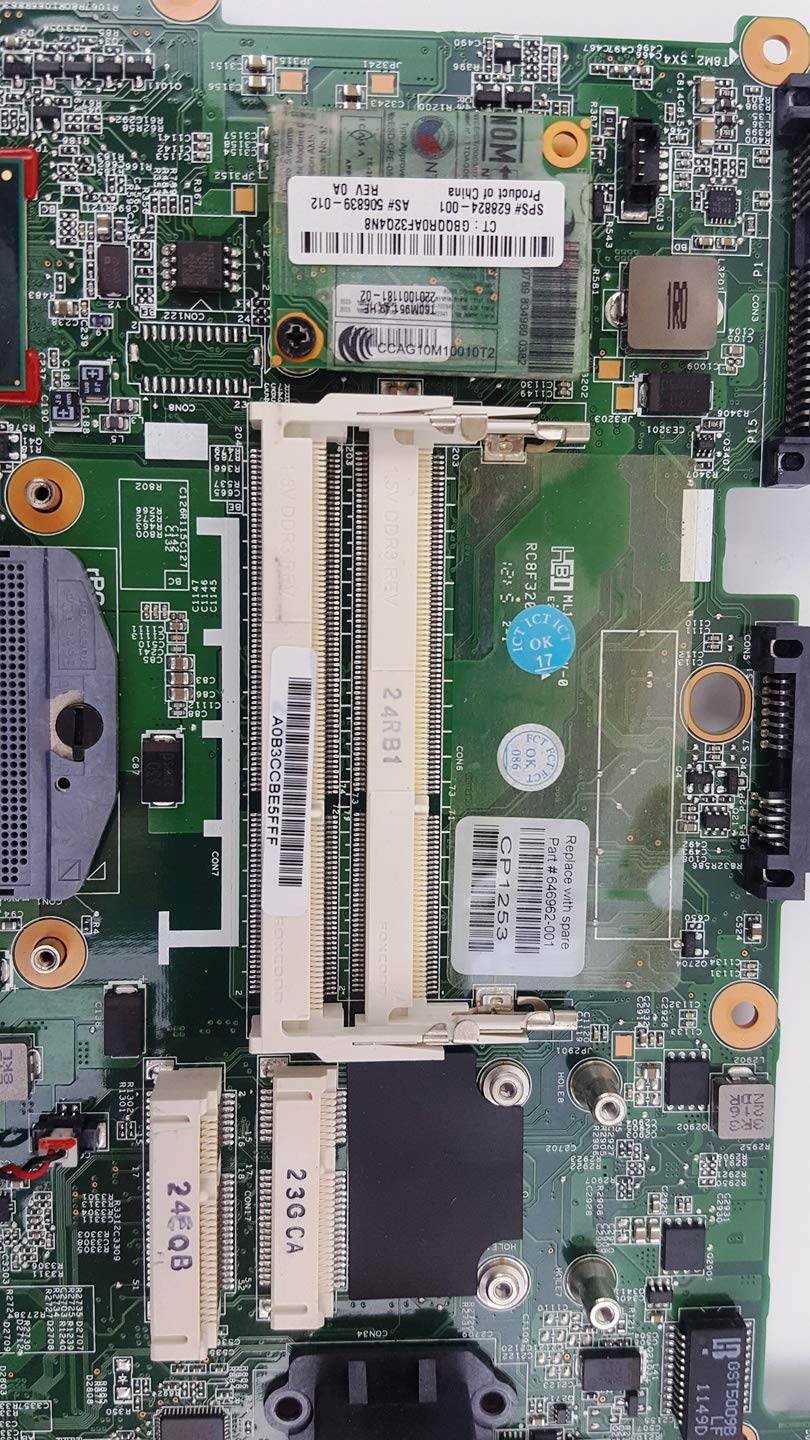 HP 646962-001 ProBook 6560b Intel Motherboard Replacement - Compatible with HP Laptop Repair & Upgrade | Perfect for IT Technicians & DIY Computer Maintenance