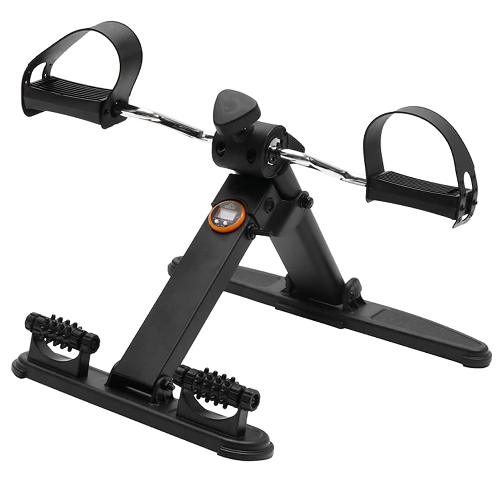 Best Exercise Bike for Home Use - Indoor Cycling Bike with Adjustable Resistance, LCD Monitor & Quiet Belt Drive - Perfect for Cardio Workouts, Leg Training & Physical Therapy