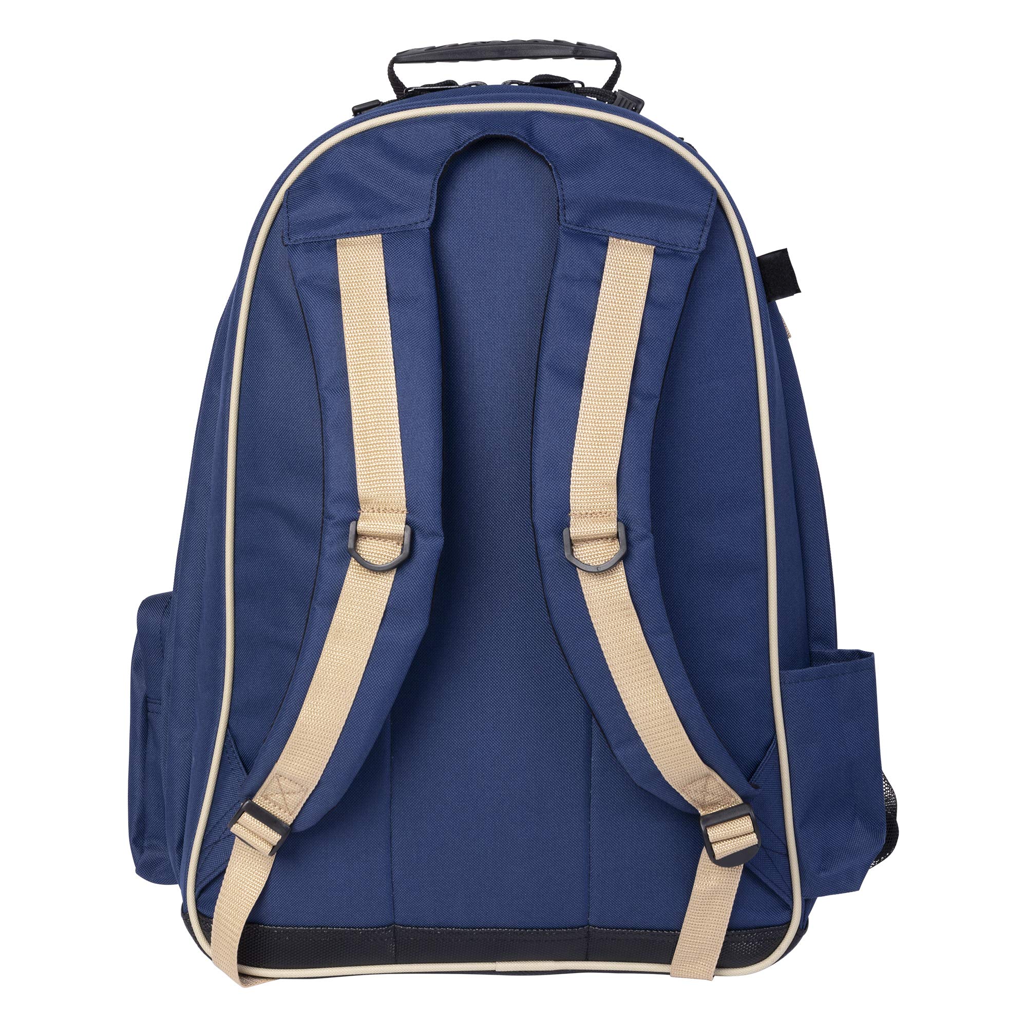 Huntley Equestrian Deluxe Heavy Duty Nylon Horse Riding Backpack - Waterproof Exterior Storage Bag with Adjustable Shoulder Straps - Perfect for Horse Shows, Trail Rides & Outdoor Adventures