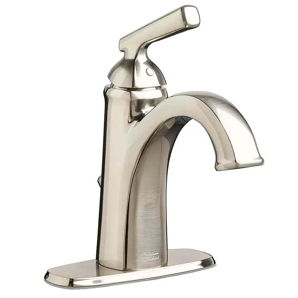 Edgemere® Single Hole Bathroom Faucet with Lever Handle - 1.2 GPM/4.5 LPM Low Flow Water-Saving Design - Perfect for Small Bathrooms, Powder Rooms & Vanities
