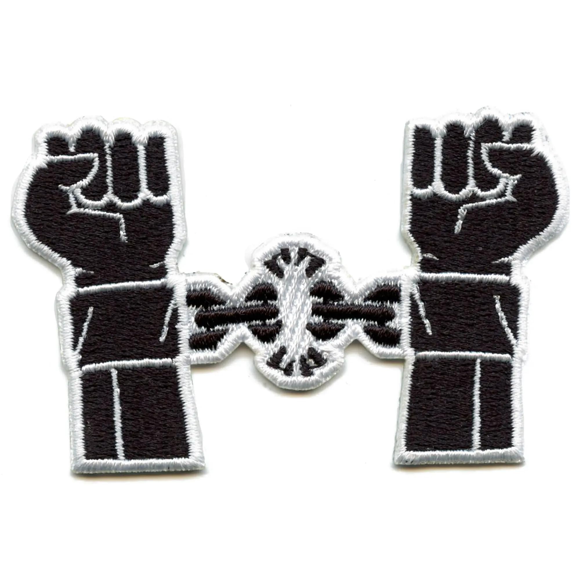 Social Justice Embroidered Iron On Patch - Breaking Chains Design for Jackets, Bags & DIY Crafts - Equality & Activism Accessories