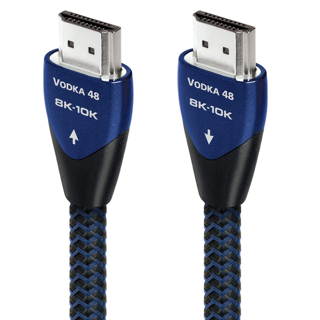 AudioQuest Vodka 48 8K 10K 48Gbps HDMI Cable - Premium High-Speed HDMI 2.1 Cable for 8K/10K Ultra HD TVs, Gaming Consoles & Home Theater Systems