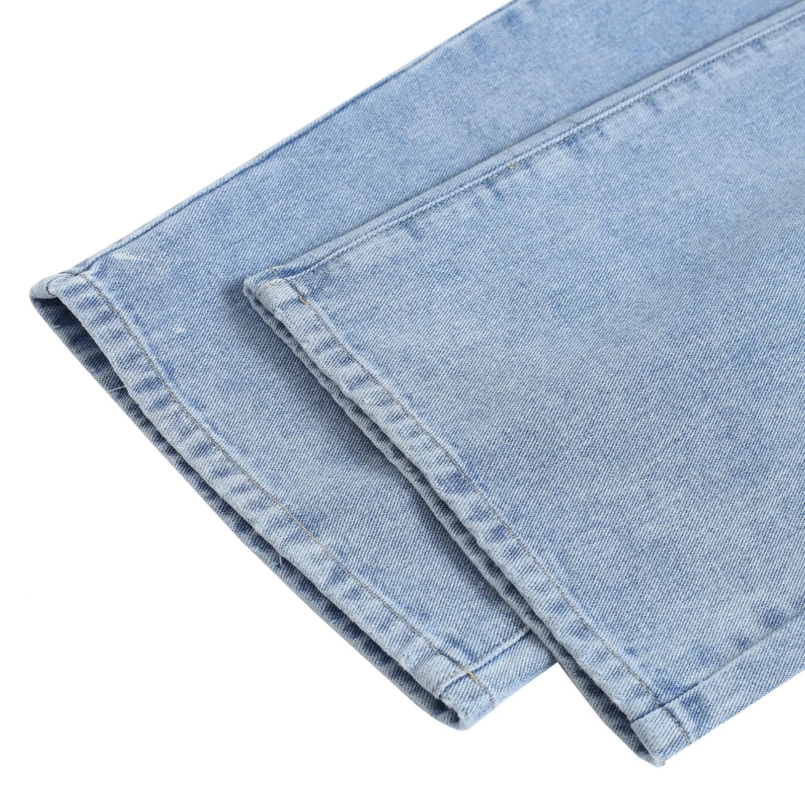 Women's High Waist Wide Leg Straight Jeans - Comfortable & Casual Loose Fit Denim Pants for Everyday Wear, Office, Dating & Travel