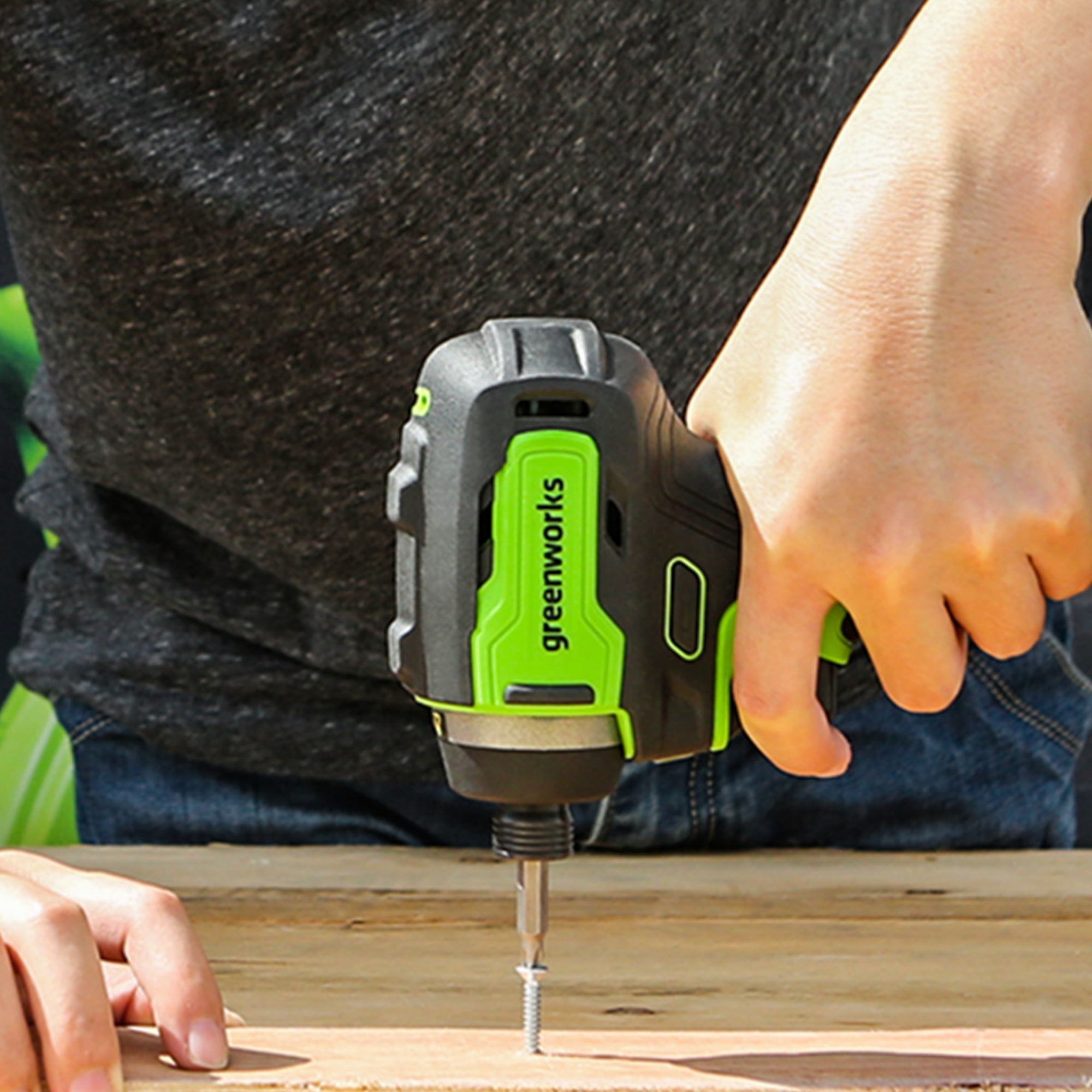 24V 5-Piece Cordless Power Tool Combo Kit with (1) 2.0Ah & (1) 4.0Ah Lithium-Ion Batteries, Fast Charger - Perfect for DIY Projects, Home Renovations, and Professional Construction Work