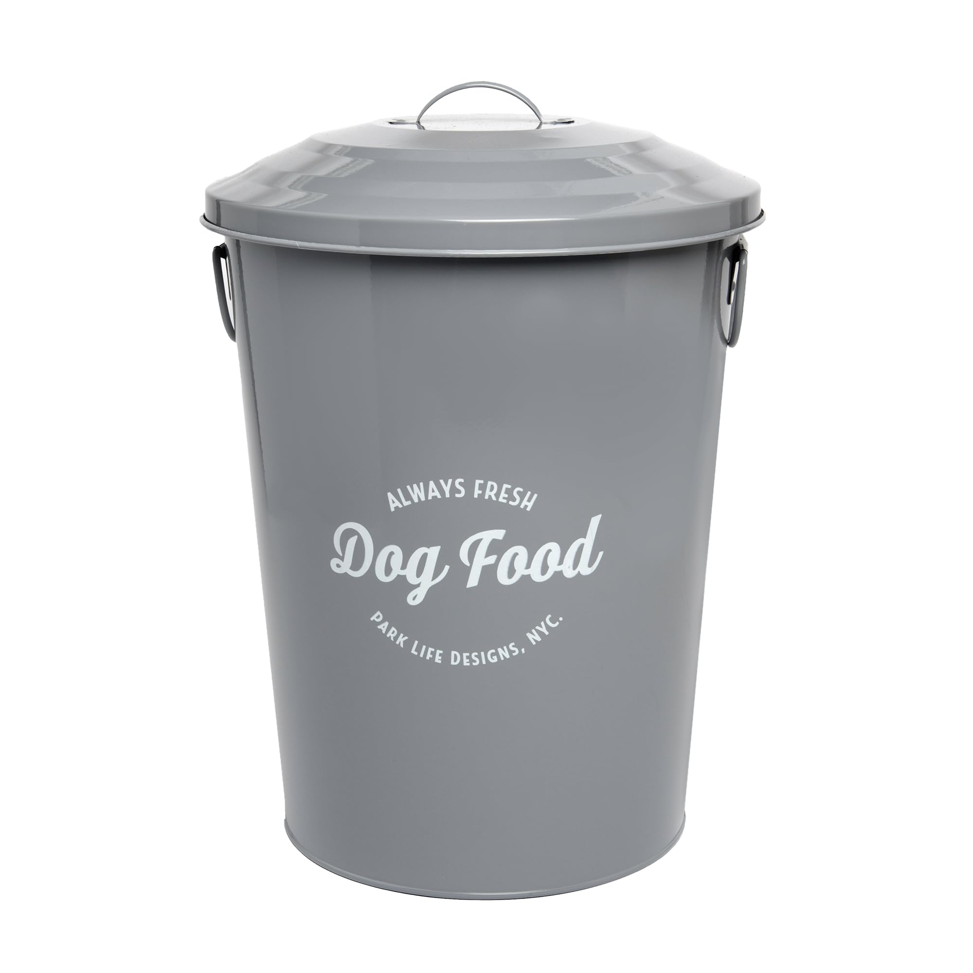 Park Life Designs Small Food Storage Bin | Andreas (Grey) | Compact Kitchen Organizer for Pantry, Spices & Snacks | Space-Saving Storage Solution