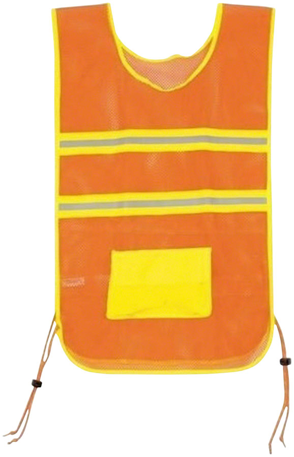 Aardvark Deluxe Reflective Safety Vest with Front Pocket & Adjustable Toggle - One Size Fits All - High Visibility for Running, Cycling & Night Work
