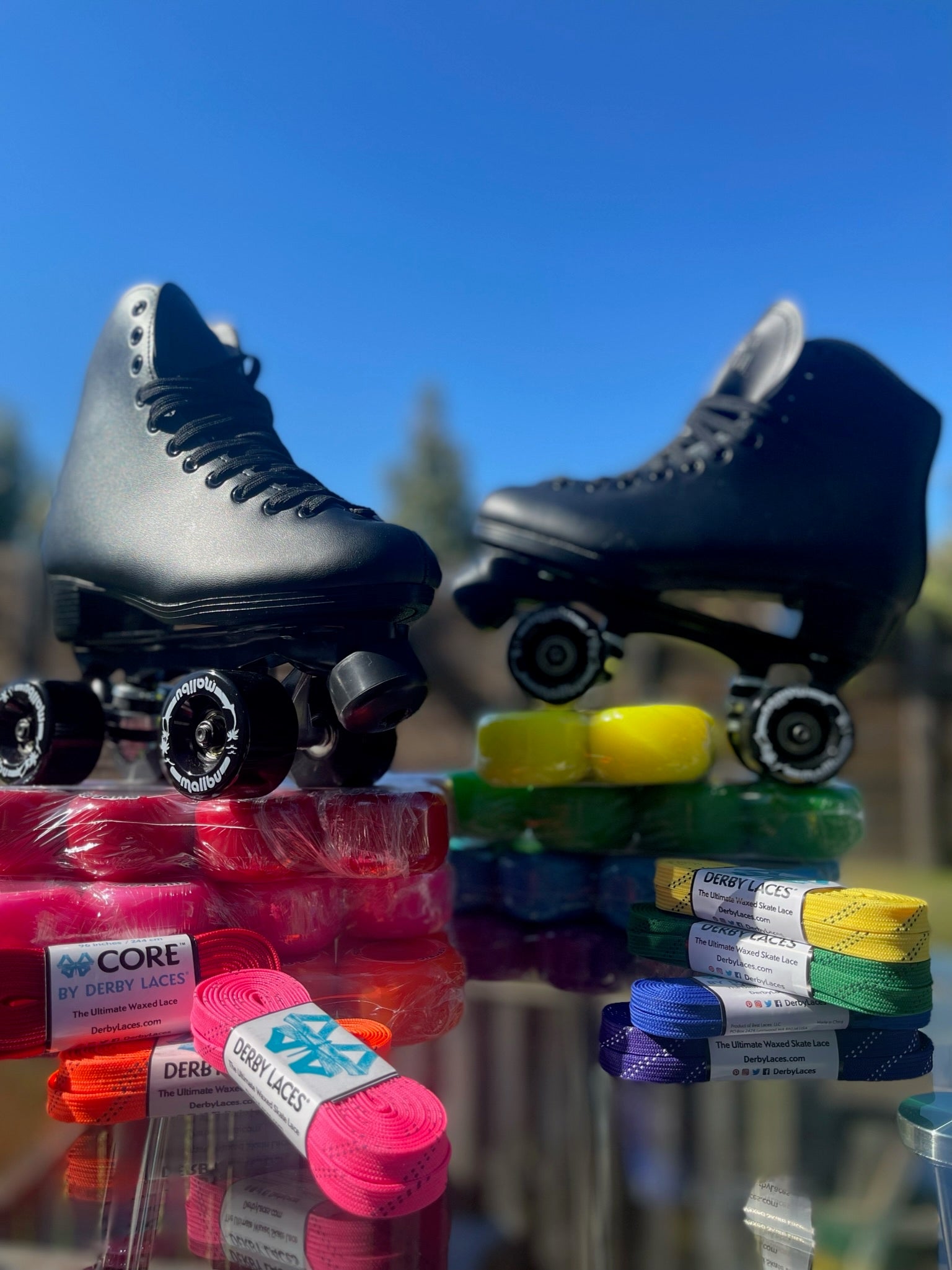 Sure Grip Malibu Inline Skates for Women & Men - Adjustable Roller Skates for Indoor & Outdoor Use - Perfect for Fitness, Recreation & Roller Derby
