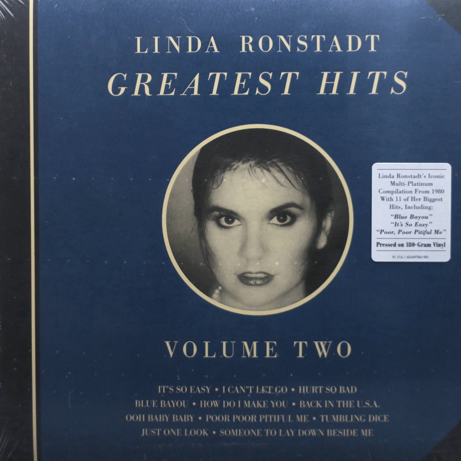 Linda Ronstadt 'Greatest Hits 2' Vinyl LP Record - Classic Rock Music Album for Collectors & Audiophiles - Perfect for Home Listening & Vintage Music Enthusiasts
