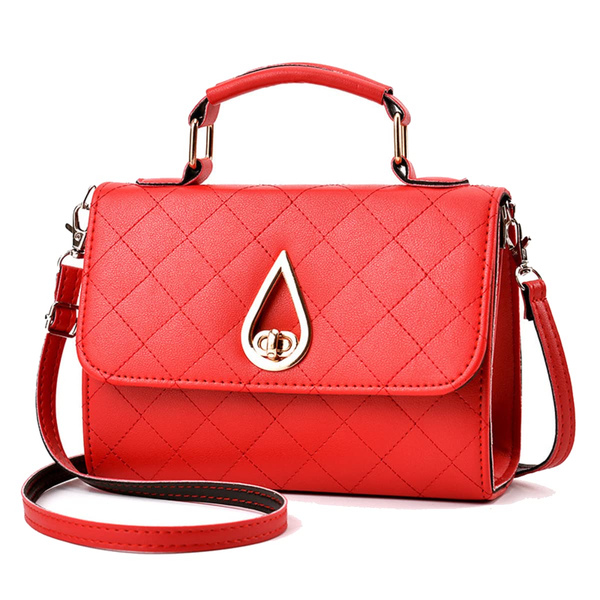 Hanbella Small Crossbody Bags for Women & Girls - Stylish PU Leather Purse, Handbag & Wristlet Clutch for Teens & Ladies | Perfect for Everyday Use, Shopping & Parties
