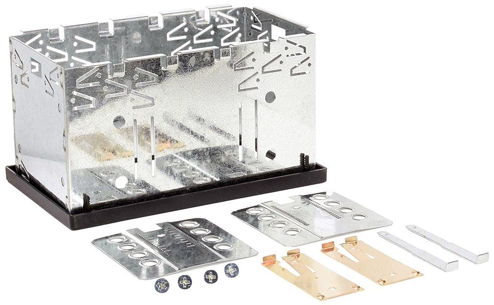 Universal 100mm Double DIN Car Stereo Dash Kit - Replacement Radio Cage Box for Head Unit | Fits Most Vehicles, Easy Installation for Seamless Upgrade