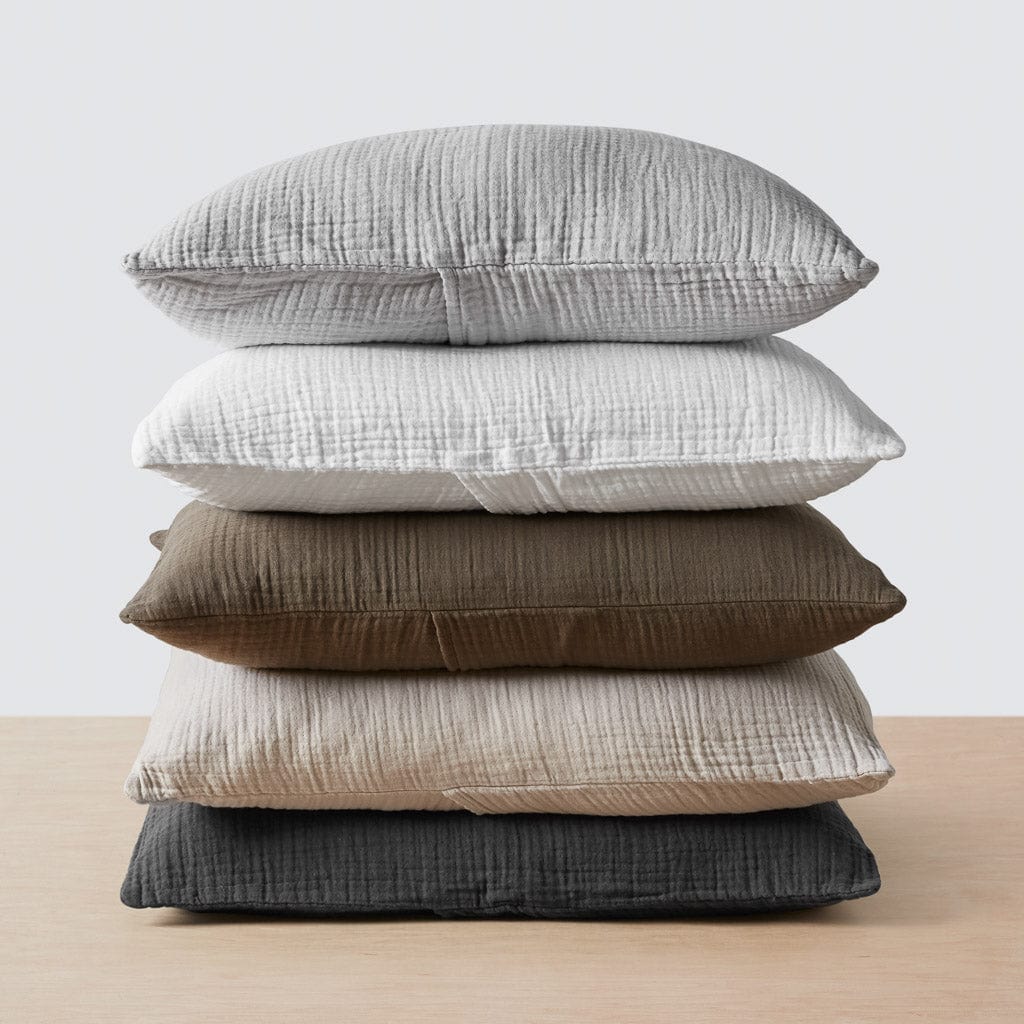 Organic Cotton Gauze Pillow Shams - Soft & Breathable Bedding for a Comfortable Sleep - Perfect for Home, Hotel, and Guest Room Decor